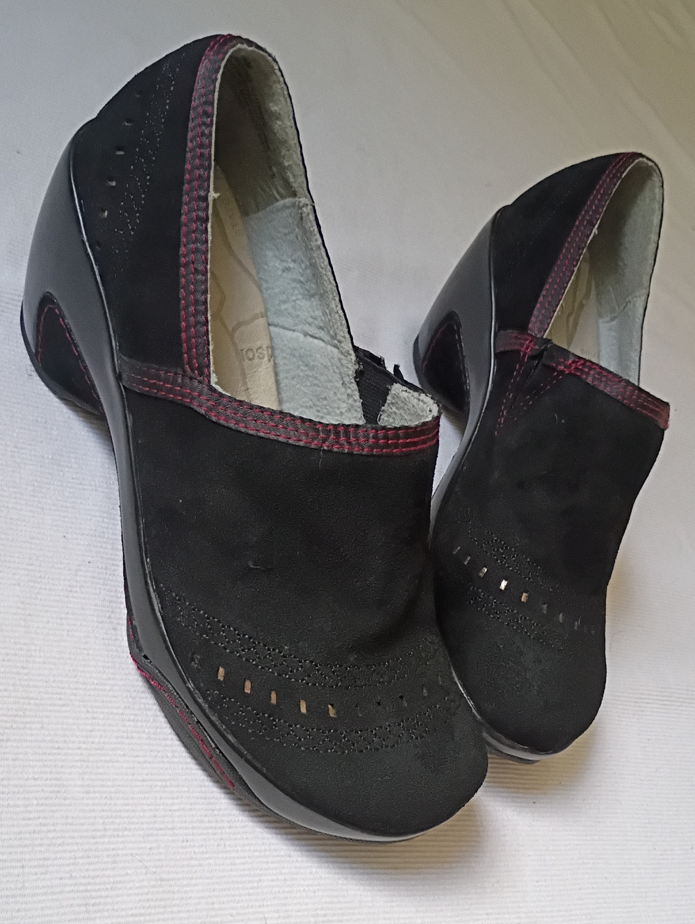 J-41 Adventure On Brooke Suede Wedge Clog